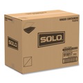 Food Containers & Lids | SOLO 919017-PM94 11.5 in. x 8 in. MPS Plastic Hinged Lid Dinner Box - Black/Clear (100/Carton) image number 1