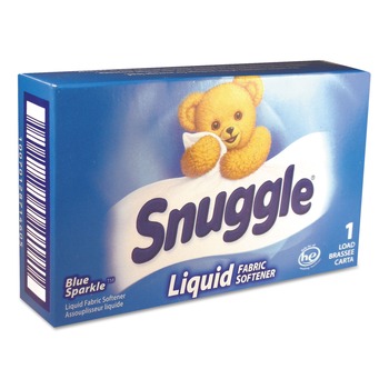 FABRIC SOFTENER AND STARCH | Snuggle VEN 2979996 1 Load Vend-Box Liquid HE Fabric Softener - Original (100/Carton)
