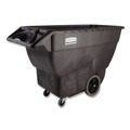 Carts & Trucks | Rubbermaid Commercial FG101100BLA 151 gal. 600 lbs. Capacity Plastic Structural Foam Tilt Truck - Black image number 0