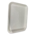 Food Containers & Lids | GEN 4SWH 9.5 in. x 7.25 in. x 0.5 in. No. 4S Foam Meat Trays - White (500/Carton) image number 1