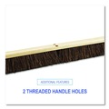 Brooms | Boardwalk BWK20136 36 in. Brush 3.25 in. Natural Palmyra Fiber Bristles Floor Brush Head image number 6