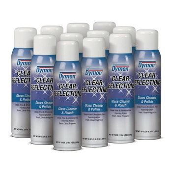 ITW Dymon 38520 20 oz. Aerosol Spray Clear Reflections Mirror and Glass Cleaner (12/Carton)