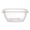 Cleaning Cloths & Wipes | Dart C12SB 8.5 in. x 8.5 in. x 2.64 in. 12 oz. Plastic Bowls - Square Clear (504/Carton) image number 3