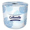 Perforated Roll & Hand Towels | Cottonelle 13135 2-Ply Septic Safe Bathroom Tissue - White (451 Sheets/Roll, 20 Rolls/Carton) image number 1