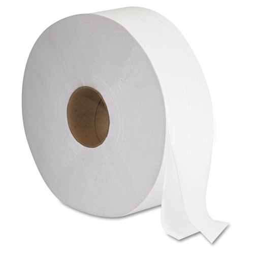 Toilet Tissues | GEN G1513 3.3 in. x 1375 ft. 2-Ply JRT Septic Safe Jumbo Bath Tissue - White (6/Carton) image number 0
