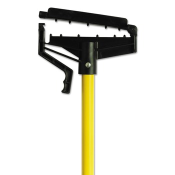 MOP HANDLES | Nexstep Commercial Products 96516 60 in. Quick-Change Fiberglass Mop Handle - Yellow (6/Carton)