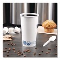 Perforated Roll & Hand Towels | SOLO 420RC-PLANET Recycled Content PCF Paper Hot Cups ProPlanet Seal 20 oz White/Blue 600/Carton image number 4