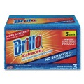 Scouring Pads & Sticks | Brillo 21034 Estracell 4.5 in. x 2.75 in. No-Scratch Kitchen Sponges - Blue (8/Carton) image number 1