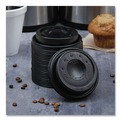 Cup Lids | Dart 16ELBLK Cappuccino Dome Sipper Lids Fits 12 oz. to 24 oz. Hot Cups - Black (1000/Carton) image number 6