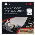 Perforated Roll & Hand Towels | WypAll 83571 X70 Wipers In A Bucket 13 in. x 10 in. Wipe Refills - White (220/Roll, 3 Rolls/Carton) image number 3