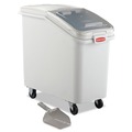 Food Storage Containers & Lids | Rubbermaid Commercial FG360288WHT 15.5 in. x 29.5 in. x 28 in. 26.18 gal. ProSave Mobile Plastic Ingredient Bin - White image number 0