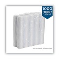 Cup Lids | Dixie D9542 10 oz. - 16 oz. Hot Cups Drink-Thru Dome Lids - White (1000/Carton) image number 4