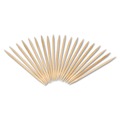 Straws/Stems/Sticks | AmerCareRoyal R820 2.5 in. Round Wood Toothpicks - Natural (96000 Toothpicks/Carton) image number 0
