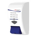 Soap Dispensers | SC Johnson SHW2LDP 6.4 in. x 5.7 in. x 11.5 in. 2 L Cleanse Hand, Hair and Body Dispenser - White/Blue (8/Carton) image number 1