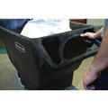 Carts & Trucks | Rubbermaid Commercial FG101300BLA 151 Gallon 1000 lbs. Capacity Plastic Structural Foam Tilt Truck - Black image number 7