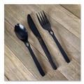 Disposable Spoons | Wego 54101100 Polystyrene Spoon - Black (1000/Carton) image number 3