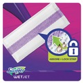 Mop Heads | Swiffer 08443 WetJet 11.3 in. x 5.4 in. System Refill Cloths - White (24/Box) image number 4