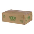 Food Containers & Lids | Eco-Products EP-SBS64LID Salad Bowl Lids for 64 oz. Squat 9.5 in. Diameter Plastic Salad Bowls - Clear (300/Carton) image number 3