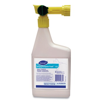  | Suma 94266359 32 oz. Spray Bottle Dumpster Fresh Cleaner/Deodizer - Floral (4/Carton)