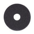 Floor Pads-Stripping | Boardwalk BWK4013BLA 13 in. Diameter Stripping Floor Pads - Black (5/Carton) image number 0
