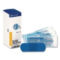 First Aid Kit Refills | First Aid Only FAE-3011 1 in. x 3 in. Metal Detectable Bandages Refill for SmartCompliance General Cabinet - Blue (40/Box) image number 3
