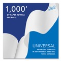 Perforated Roll & Hand Towels | Scott 01005 8 in. x 1000 ft. 1.5 in. Core 1-Ply Essential High Capacity Hard Roll Towels - White (6 Rolls/Carton) image number 7