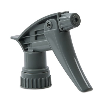 TRIGGER SPRAYERS | Boardwalk 511301 320CR 7.25 in. Tube Chemical-Resistant Trigger Sprayer for 16 oz. Bottles - Gray (24/Carton)