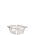 Food Containers & Lids | Dart CH16DEF ClearPac SafeSeal 16 oz. Flat Lid Plastic Tamper-Resistant/Evident Containers - Clear (200/Carton) image number 3