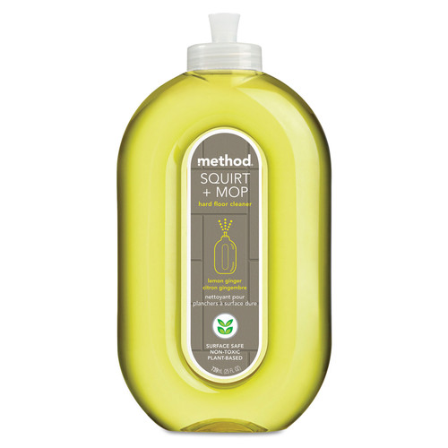 Floor Cleaners | Method 00563 Squirt plus Mop 25 oz. Spray Bottle Hard Floor Cleaner - Lemon Ginger Scent image number 0