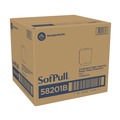Towel Dispensers | Georgia Pacific Professional 58201B SofPull 10.13 in. x 10.58 in. x 11.33 in. CenterPull Hand Towel Dispenser - Black image number 7