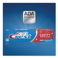 Oral Care | Crest 40159 0.85 oz. Tube Bubblegum Flavor Kids' Sparkle Toothpaste - Blue (72/Carton) image number 1