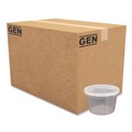 Food Containers & Lids | GEN TD40016E 16 oz. Plastic Deli Containers with Lid - Clear (240/Carton) image number 1
