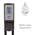 Hand Sanitizer Dispensers | PURELL 7418-DS 1200 ml 13.5 in. x 5 in. x 28.5 in. CS8 Hand Sanitizer Floor Stand with Dispenser - Graphite image number 3