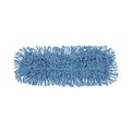Mop Heads | Boardwalk BWK1124 24 in. x 5 in. Cotton/Synthetic Fiber Looped-End Mop Head - Blue image number 0