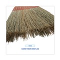 Brooms | Boardwalk BWK926CEA 55 in. Overall Length Parlor Broom with Corn Fiber Bristles - Natural image number 3