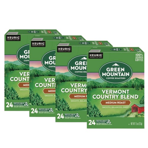 Coffee - Caffeinated | Green Mountain Coffee 5000355581 Coffee K-Cups - Vermont Country Blend (96/Carton) image number 0