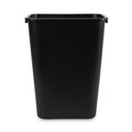 Indoor Waste Receptacles | Boardwalk 3485203 41 qt. Soft-Sided Plastic Wastebasket - Black image number 0
