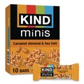 Meals & Snack Bars | KIND 27960 0.7 oz. Minis - Caramel Almond Nuts/Sea Salt (10/Pack) image number 2