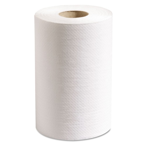 Perforated Roll & Hand Towels | Marcal PRO P700B 1-Ply 7.88 in. x 350 ft. 100% Recycled Hardwound Roll Paper Towels - White (12/Carton) image number 0