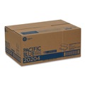 Perforated Roll & Hand Towels | Georgia Pacific Professional 20204 9.2 in. x 9.4 in. 1-Ply Pacific Blue Basic Folded Paper Towel - White (4000/Carton) image number 1