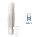 Cups | Boardwalk BWKPET10PK 10 oz. Plastic PET Cups - Clear (50/Pack) image number 1