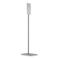 Hand Sanitizer Accessories | HON HONSTANDP8T 12 in. x 16 in. x 54 in. Hand Sanitizer Station Stand - Silver image number 1