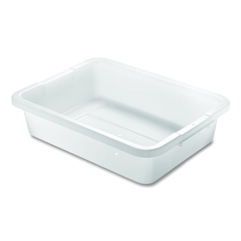 PERFORATED ROLL AND HAND TOWELS | Rubbermaid Commercial FG334992WHT 15 in. x 20 in. x 5 in. Bus/Utility Box - White