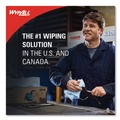 Perforated Roll & Hand Towels | WypAll 41025 12.4 in. x 12.2 in. Power Clean Jumbo Roll X80 Heavy Duty Cloths - White (475/Roll) image number 2