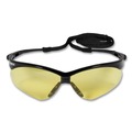 Safety Glasses | Ansell 25659 Nemesis Safety Glasses - Black Frame/Amber Lens image number 0