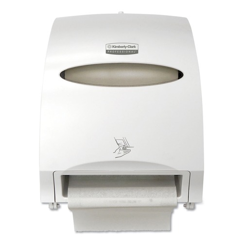 Towel Dispensers | Kimberly-Clark Professional 48856 12.7 in. x 9.57 in. x 15.76 in. Electronic Towel Dispenser - White (1/Carton) image number 0