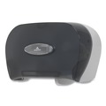 Toilet Tissue Dispensers | Georgia Pacific Professional 59206 13.56 in. x 5.75 in. x 8.63 in. 2-Roll Bathroom Tissue Dispenser - Smoke image number 2