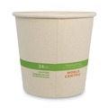 Food Containers & Lids | World Centric BO-SU-24 No Tree 4.4 in. Diameter x 4.5 in. h Sugarcane Paper Bowls - Natural (500/Carton) image number 1