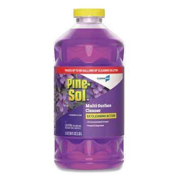 Pine-Sol 60608EA CloroxPro 80 oz. Concentrated Multi-Surface Cleaner - Lavender Clean Scent