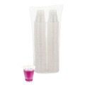 Cups | Boardwalk BWKTRANSCUP3CT 3 oz. Polypropylene Plastic Cold Cups - Translucent (125/Bag, 20 Bags/Carton) image number 0